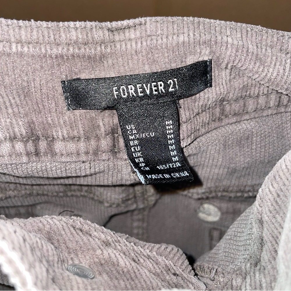 Forever 21 Corduroy Taupe Mini Skirt - Picture 5 of 5